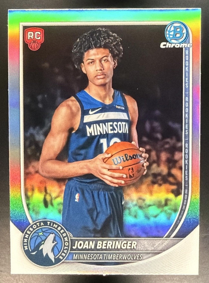 2025 Bowman Joan Beringer #BRR-17 Chrome Red Rookie Variation SP RC