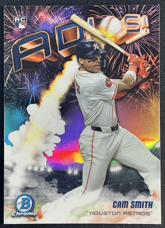 CAM SMITH 2025 BOWMAN CHROME #AD-18 ADIOS! RC ASTROS