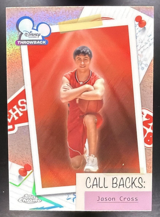 2026 Topps Chrome Disney Jason Cross #HSM-11 High School Musical 20th