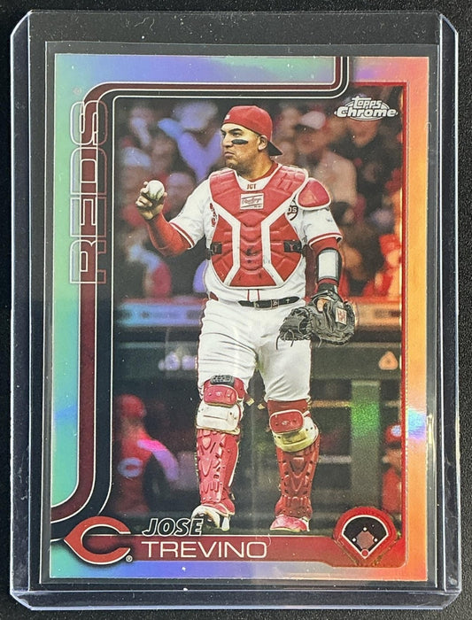 JOSE TREVINO 2025 TOPPS CHROME UPDATE #USC2 REFRACTOR REDS