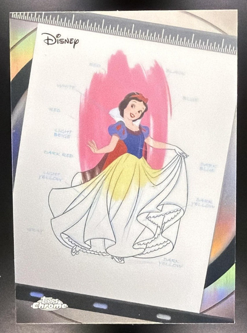 SNOW WHITE 2026 TOPPS CHROME DISNEY #I&P-1 INK & PAINT AND THE SEVEN DWARFS
