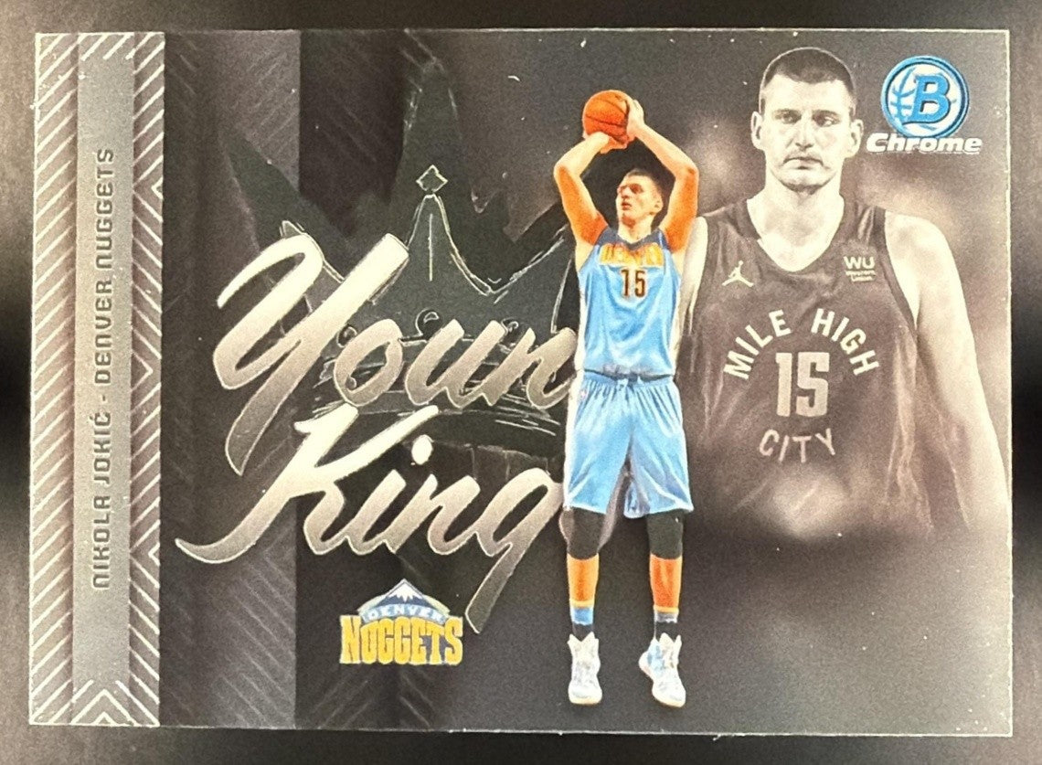 NIKOLA JOKIC 2025-26 BOWMAN #YK-6 CHROME YOUNG KINGS NUGGETS
