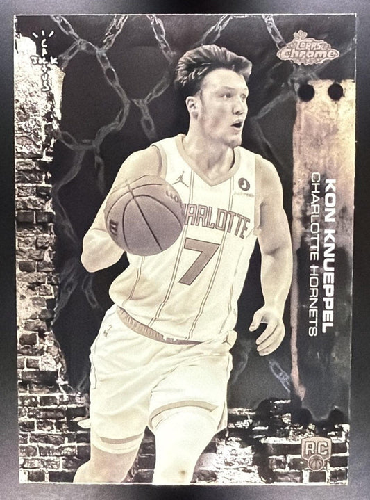 KON KNUEPPEL 2025-26 TOPPS CHROME X CACTUS JACK #64 RC HORNETS