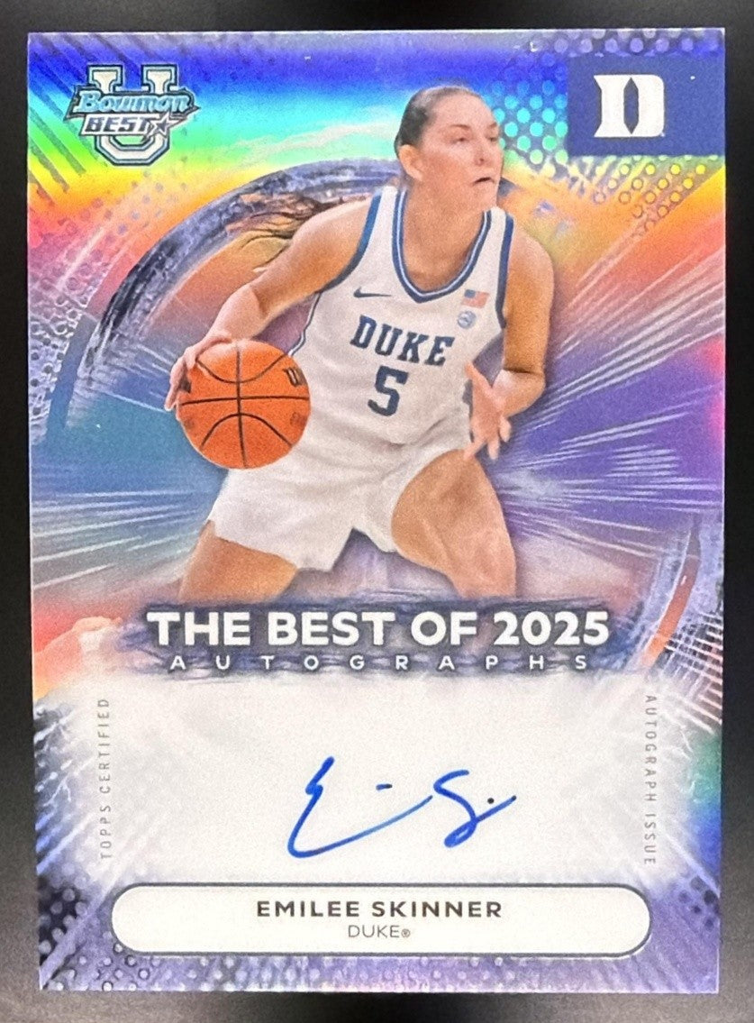 2025 Bowman Best University Emilee Skinner #BA-ES Best of Auto Refractor
