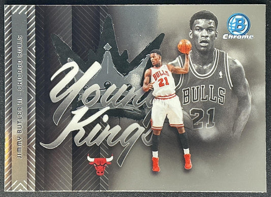 JIMMY BUTLER III 2025-26 BOWMAN #YK-11 CHROME YOUNG KINGS BULLS