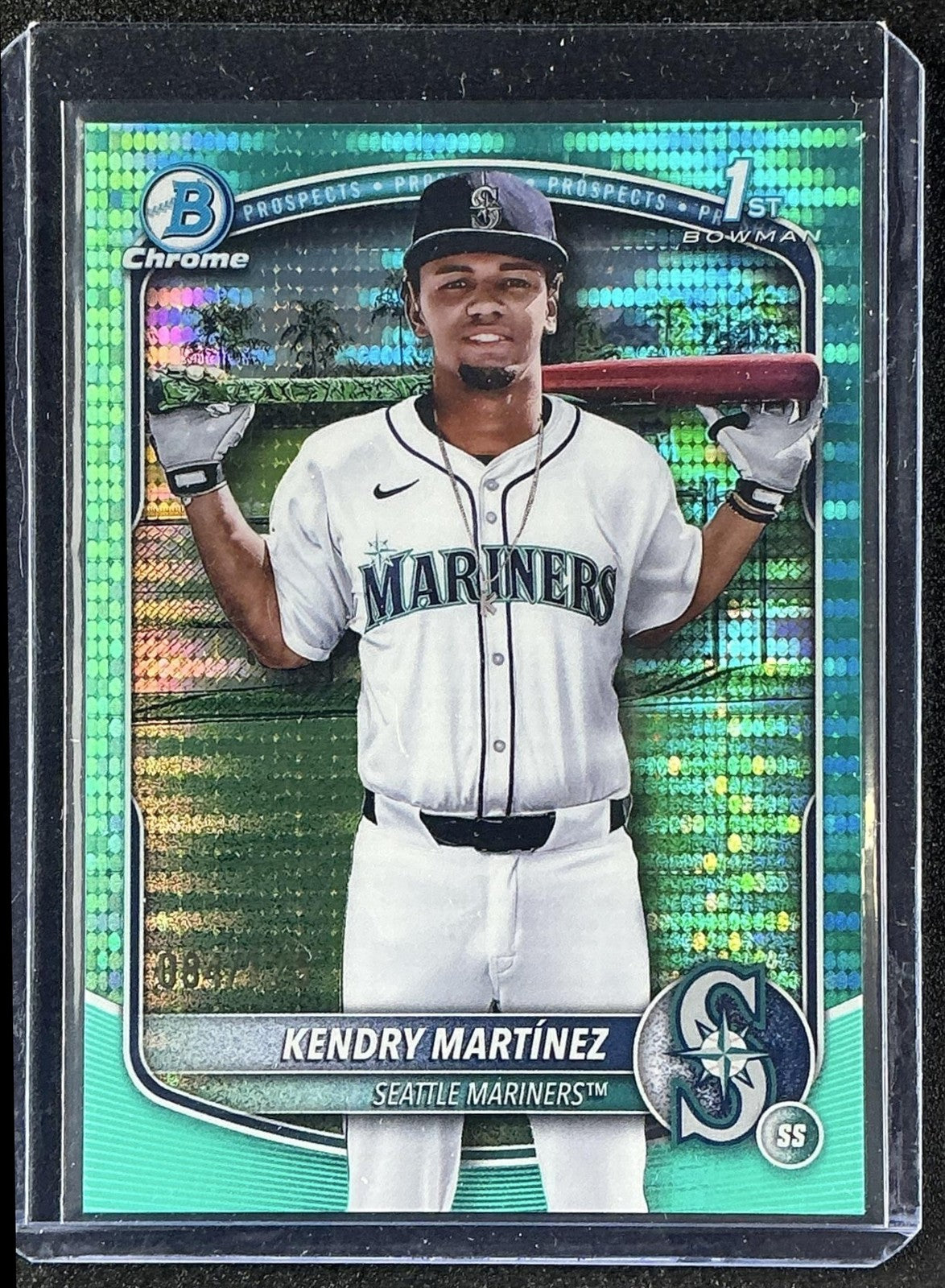 2025 Bowman Chrome Kendry Martinez #BCP-159 Aqua Pulsar Refractor /125 1st