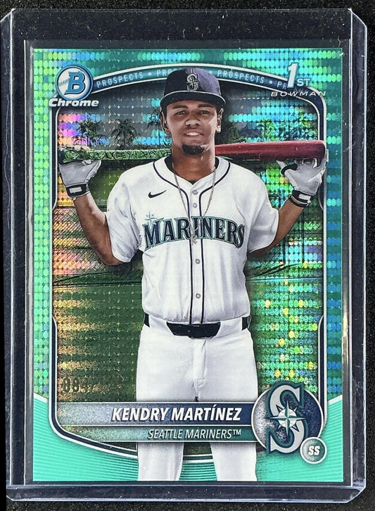 2025 Bowman Chrome Kendry Martinez #BCP-159 Aqua Pulsar Refractor /125 1st