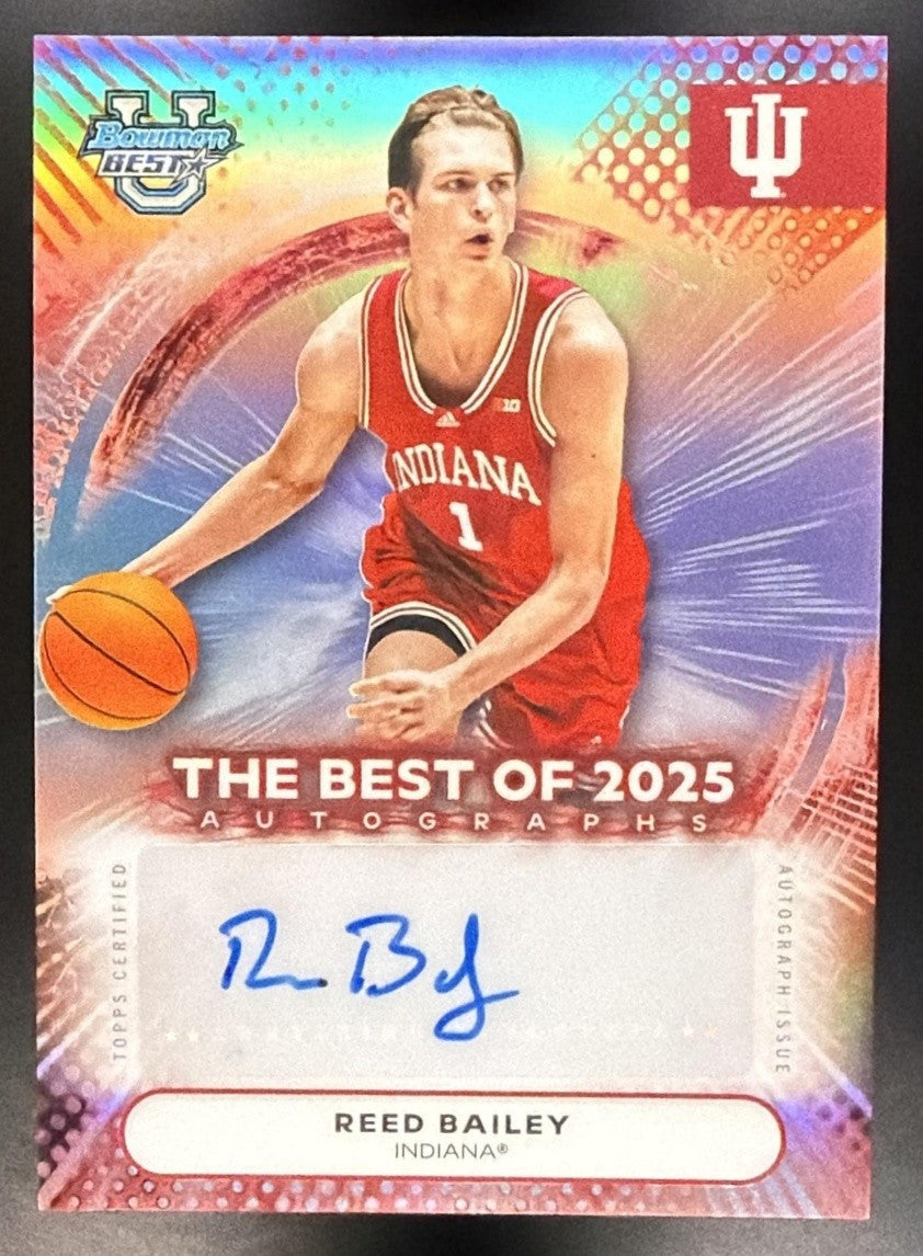 2025 Bowman Best University Reed Bailey #BA-RB Best of Auto Refractor