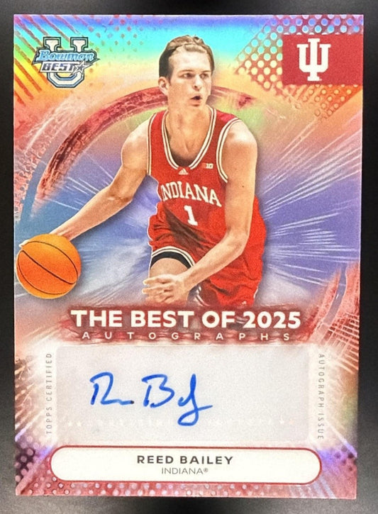 2025 Bowman Best University Reed Bailey #BA-RB Best of Auto Refractor