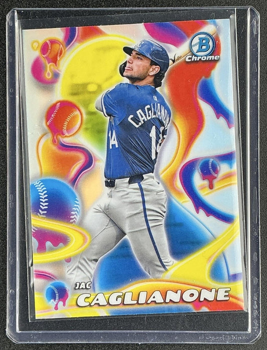 JAC CAGLIANONE 2025 BOWMAN CHROME #MM-24 MELT MASHERS ROYALS