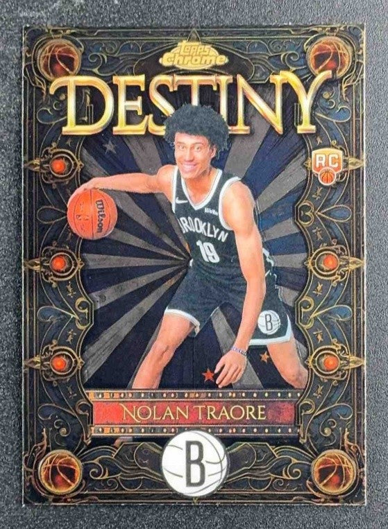 NOLAN TRAORE 2025-26 TOPPS CHROME #D-16 DESTINY RC NETS