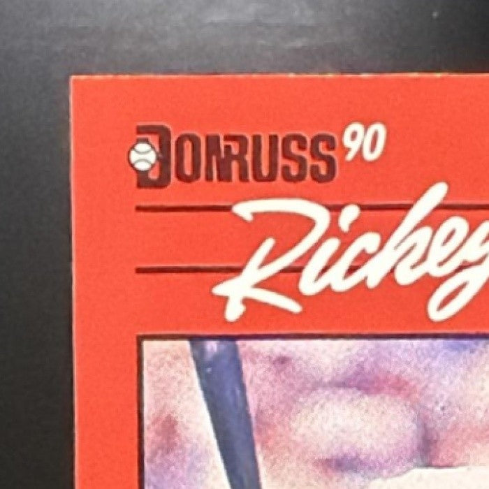 RICKEY HENDERSON 1990 DONRUSS #304 ATHLETICS
