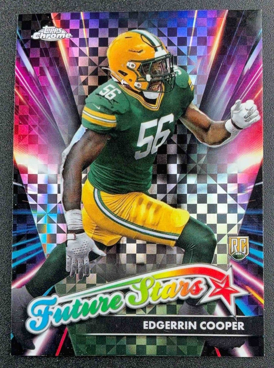 EDGERRIN COOPER 2024 TOPPS CHROME #FS-5 FUTURE STARS X-FRACTOR RC PACKERS
