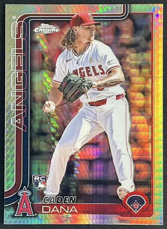 CADEN DANA 2025 TOPPS CHROME #245 PRISM REFRACTOR RC