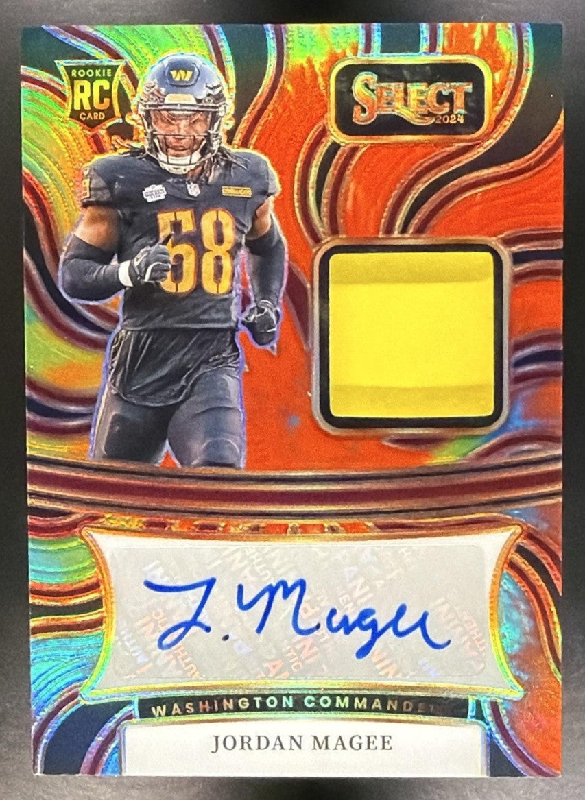 2024 Panini Select Jordan Magee #RSM-JME Rookie Tie-Dye /25 RC Auto