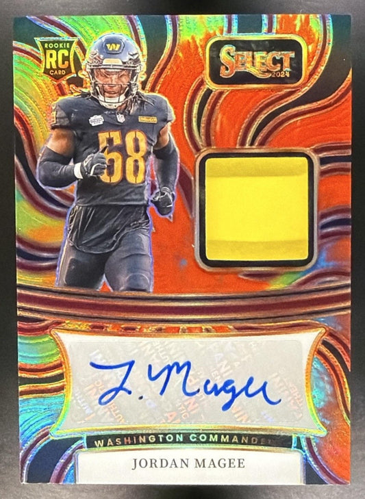 2024 Panini Select Jordan Magee #RSM-JME Rookie Tie-Dye /25 RC Auto
