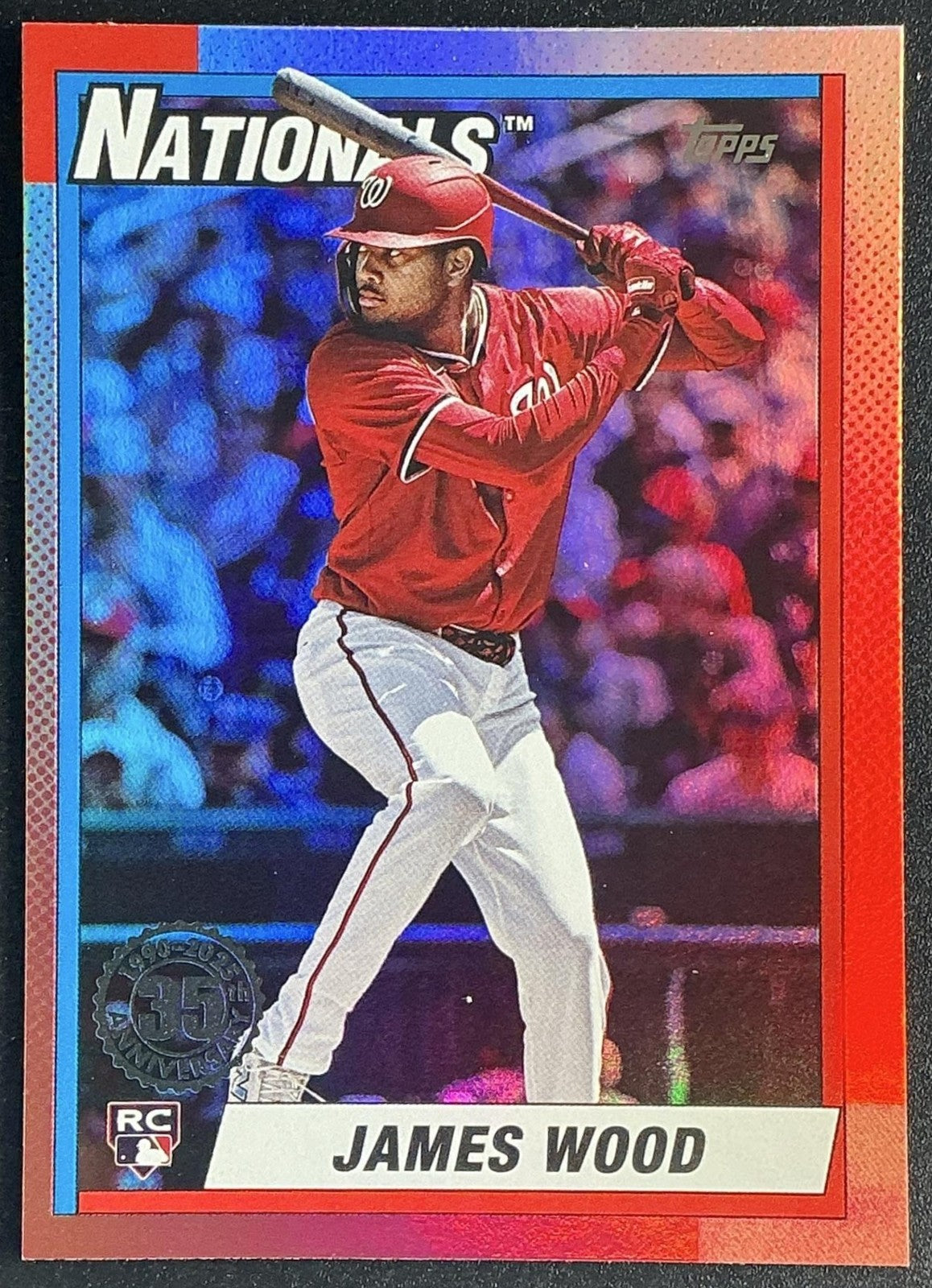 JAMES WOOD 2025 TOPPS UPDATE #U90-28 1990 RC NATIONALS