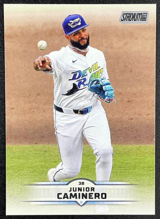 JUNIOR CAMINERO 2025 TOPPS STADIUM CLUB #146 RAYS