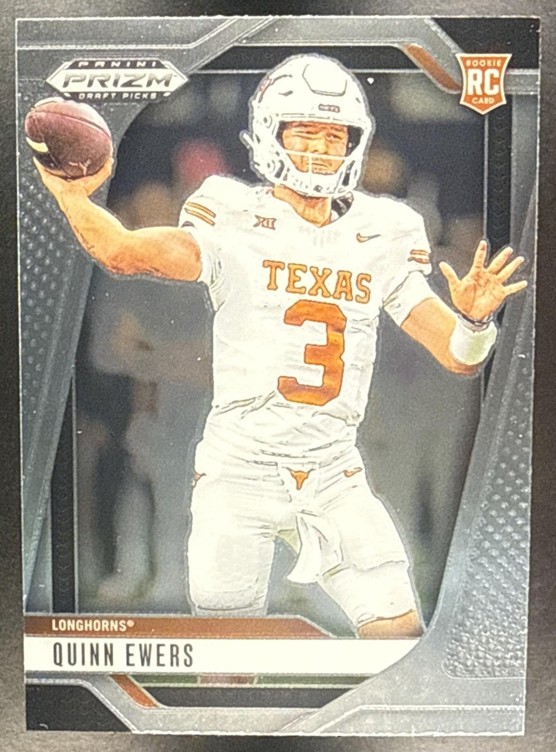QUINN EWERS 2025 PANINI PRIZM DRAFT PICKS #126 RC LONGHORNS