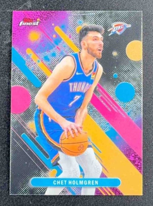 CHET HOLMGREN 2025-26 TOPPS FINEST #68 COMMON THUNDER