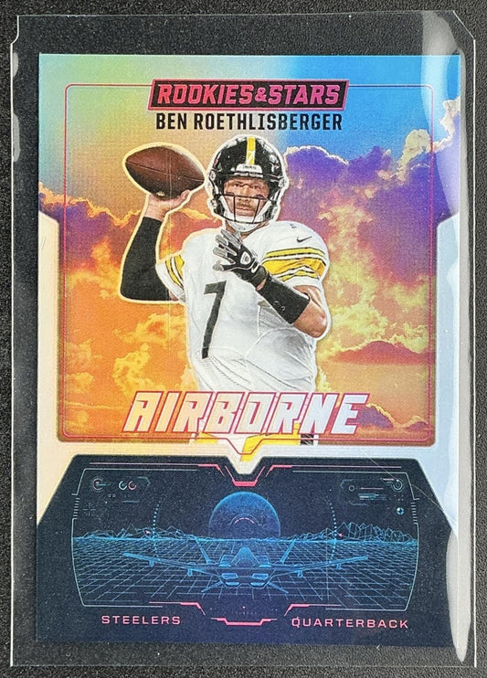 BEN ROETHLISBERGER 2025 PANINI ROOKIES & STARS #7 AIRBORNE SILVER STEELERS