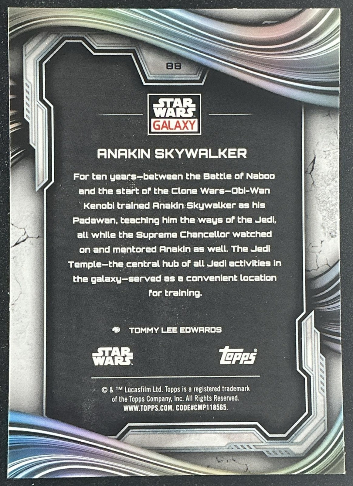 ANAKIN SKYWALKER 2025 TOPPS CHROME STAR WARS GALAXY #88