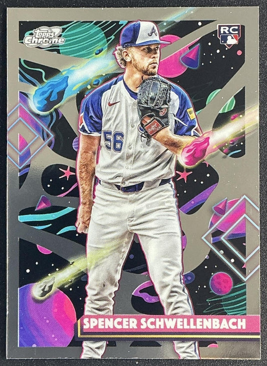 SPENCER SCHWELLENBACH 2025 TOPPS COSMIC CHROME #157 RC BRAVES