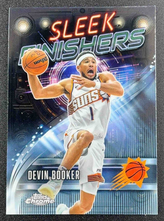 DEVIN BOOKER 2025-26 TOPPS CHROME #SF-19 SLEEK FINISHERS SUNS