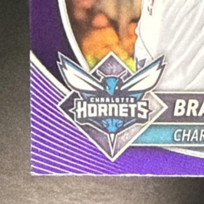 BRANDON MILLER 2025-26 BOWMAN #BCV-87 CHROME PURPLE REFRACTOR 174/250 HORNETS