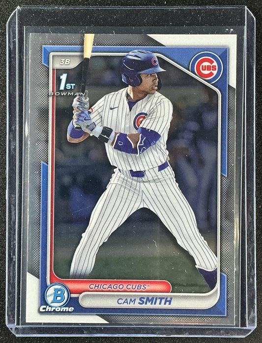 CAM SMITH 2024 BOWMAN DRAFT #BDC-67 CHROME 1ST PROSPECT CUBS