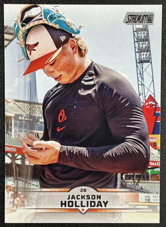 JACKSON HOLLIDAY 2025 TOPPS STADIUM CLUB #73 ORIOLES