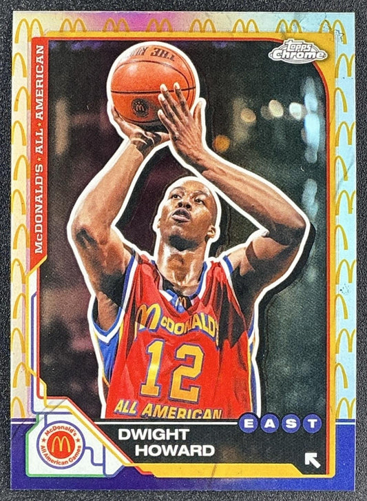 DWIGHT HOWARD 2025 TOPPS CHROME MCDONALD'S ALL-AMERICAN #86 LOGO REFRACTOR