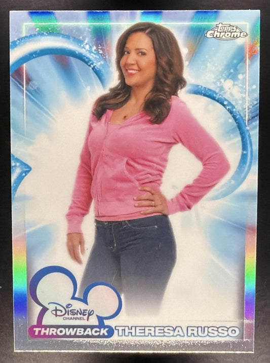 THERESA RUSSO 2026 TOPPS CHROME DISNEY #DC-9 CHANNEL WIZARDS OF WAVERLY PLACE