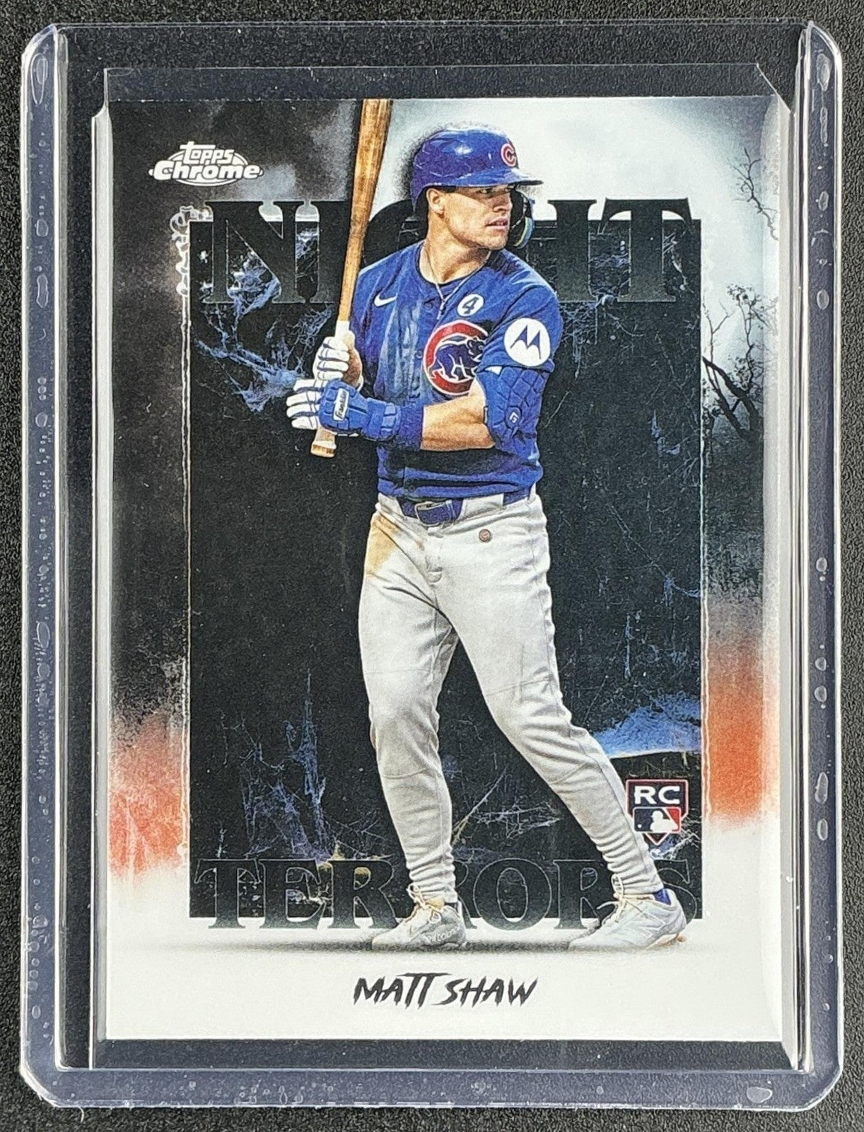 MATT SHAW 2025 TOPPS CHROME UPDATE #NT-20 NIGHT TERRORS RC CUBS