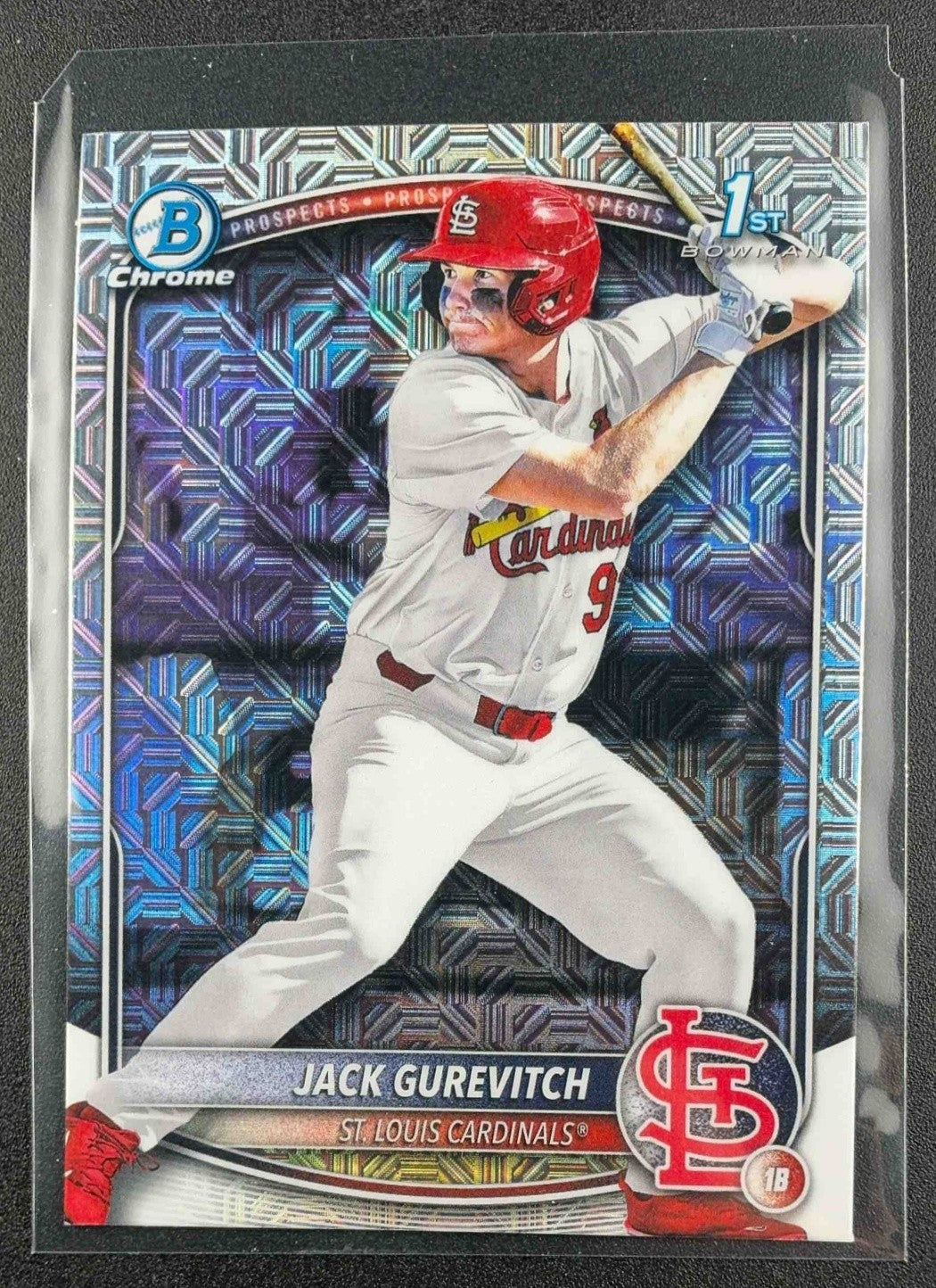 2025 Bowman Draft Jack Gurevitch #BDC-150 Chrome Mojo Refractor 1st Prospect