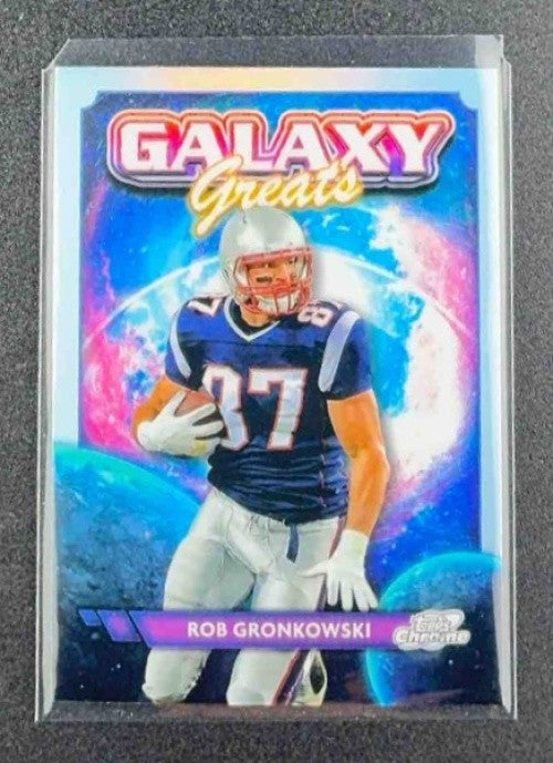 ROB GRONKOWSKI 2024 TOPPS COSMIC CHROME #GG-17 GALAXY GREATS PATRIOTS