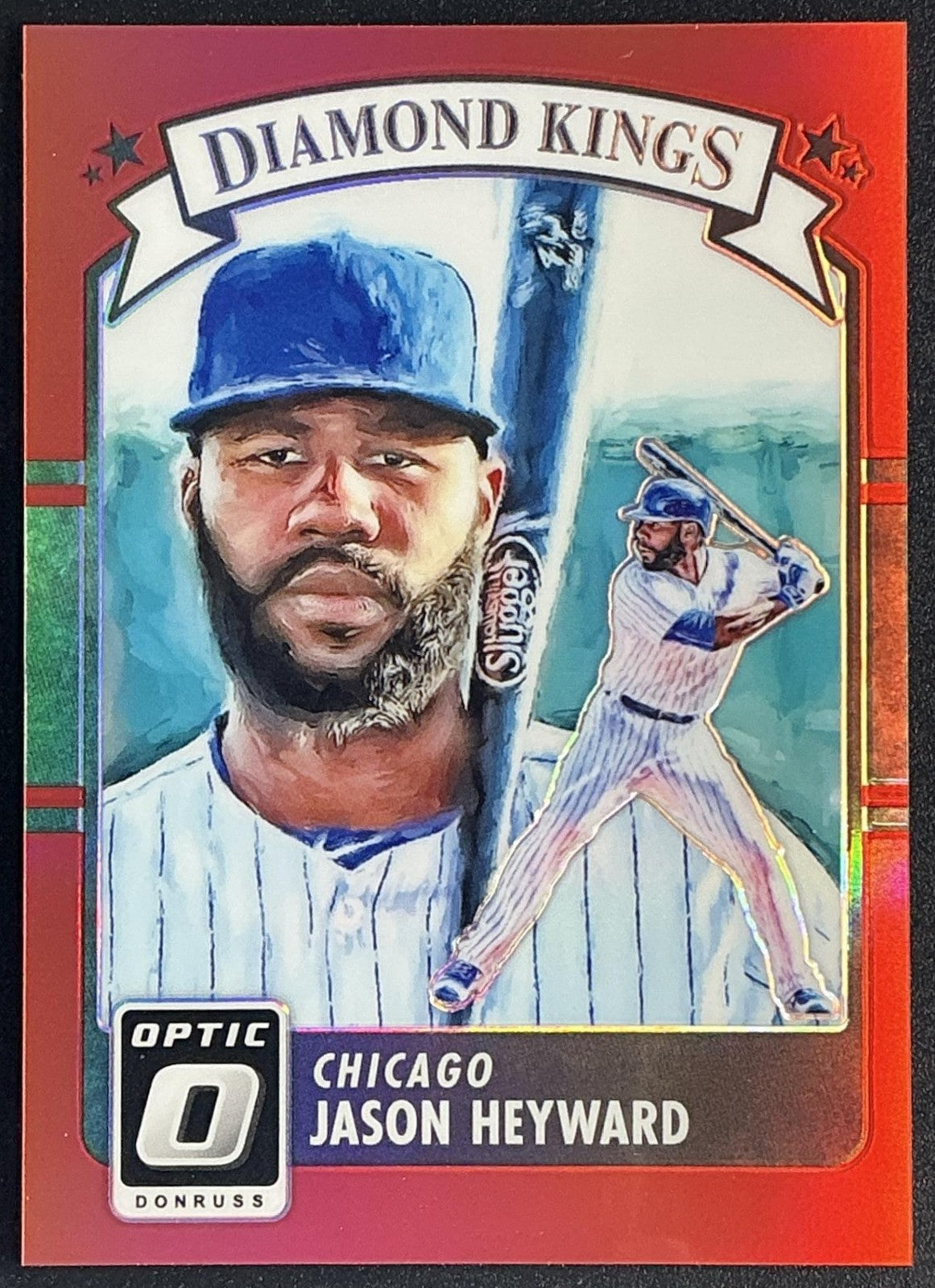 JASON HEYWARD 2016 PANINI DONRUSS OPTIC #5 RED 54/99 CUBS