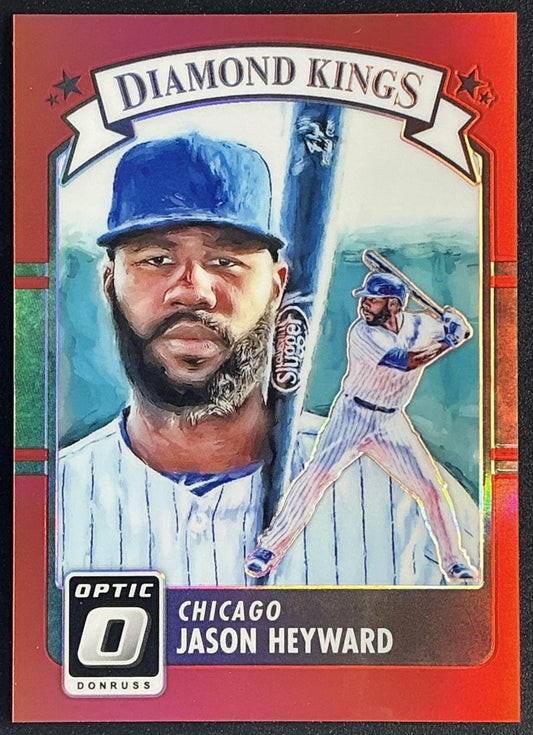 JASON HEYWARD 2016 PANINI DONRUSS OPTIC #5 RED 54/99 CUBS