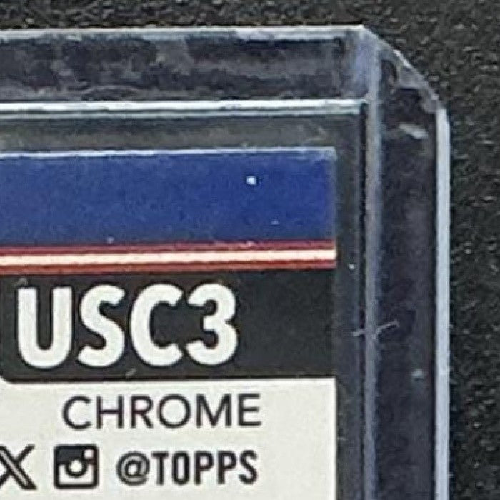 JUSTIN STEELE 2025 TOPPS CHROME UPDATE #USC3 GEOMETRIC REFRACTOR CUBS