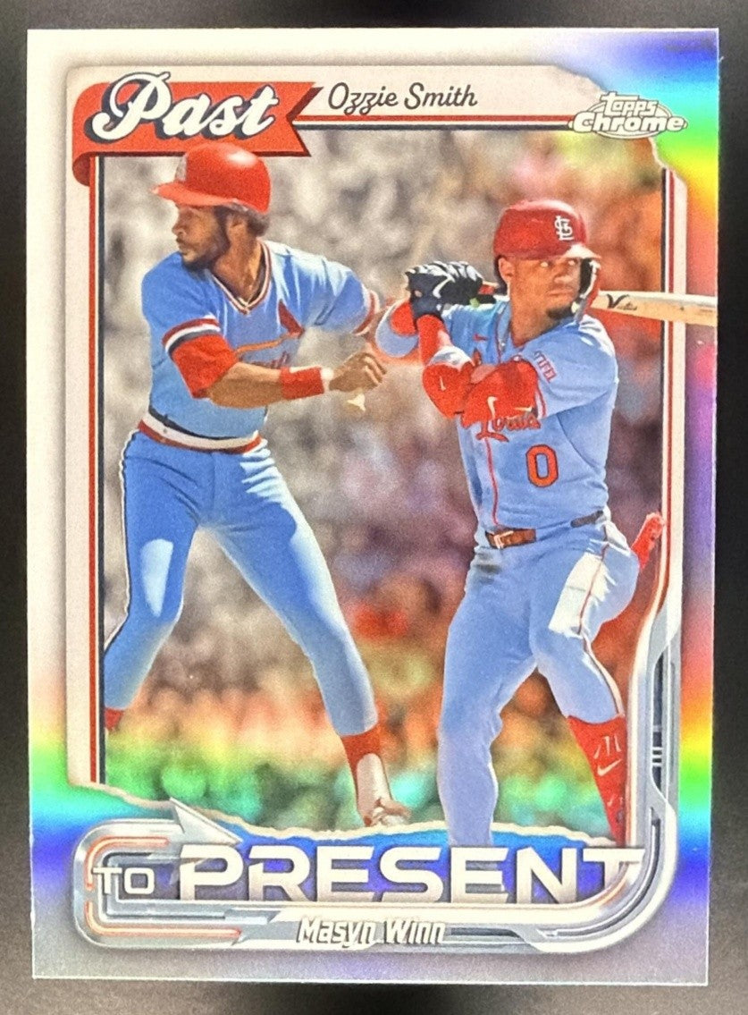 OZZIE SMITH MASYN WINN 2026 TOPPS CHROME #PTP-23 PAST TO PRESENT CARDINALS