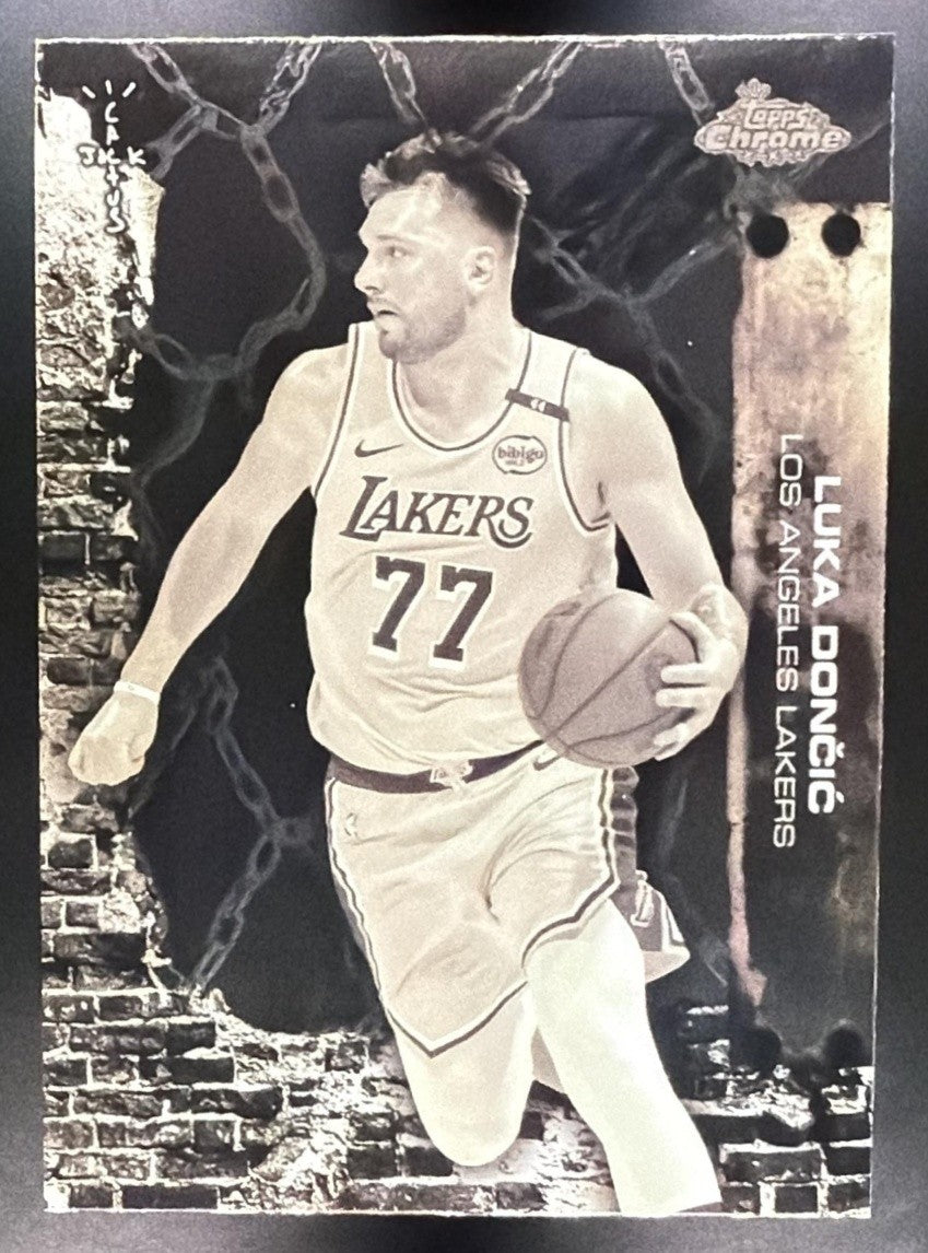 LUKA DONCIC 2025-26 TOPPS CHROME X CACTUS JACK #47 LAKERS