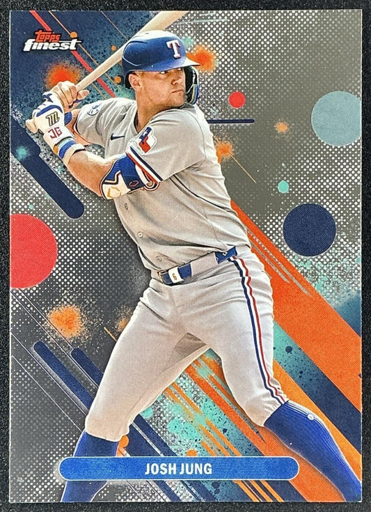 JOSH JUNG 2025 TOPPS FINEST #25 COMMON RANGERS