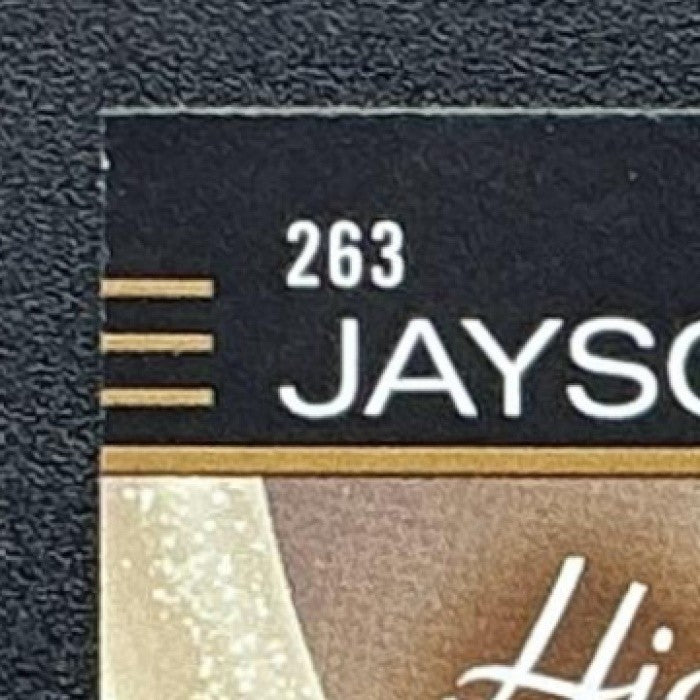 JAYSON TATUM 2025-26 TOPPS HOOPS #263 RAINBOW FOIL SEASON HIGHLIGHT CELTICS