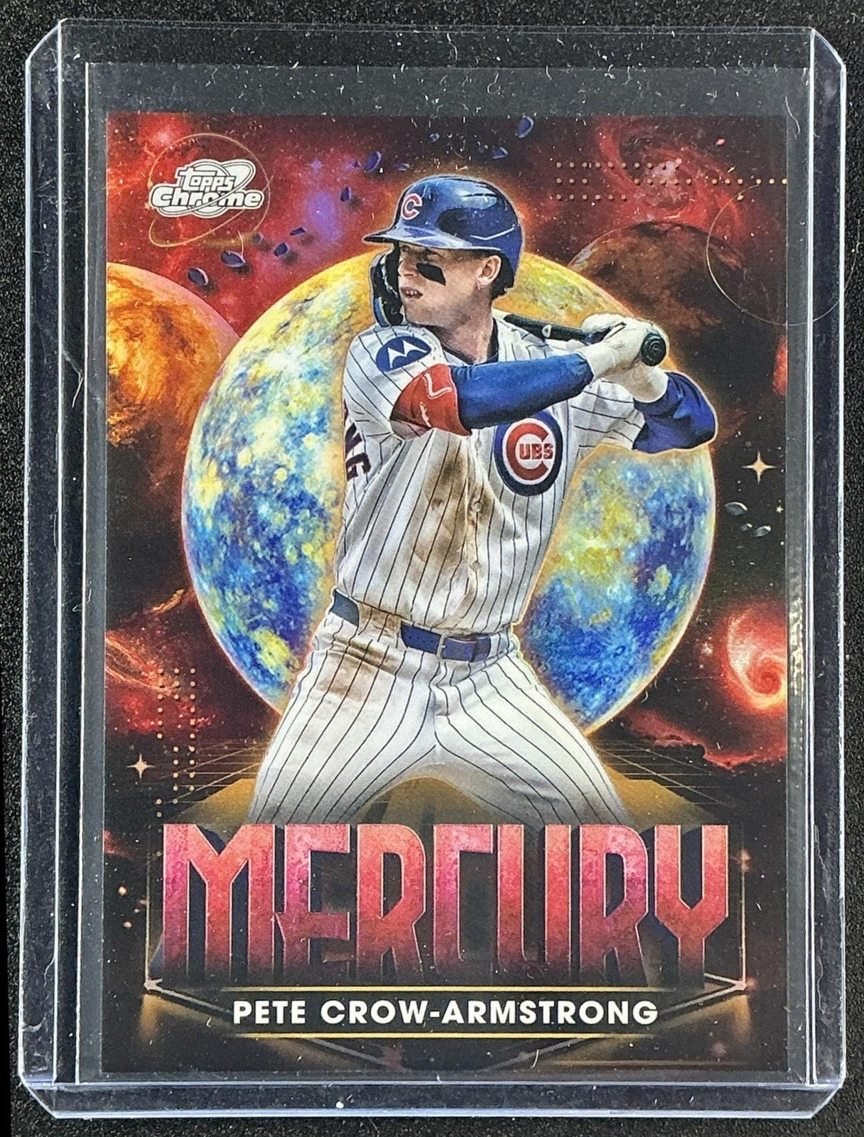 2025 Topps Cosmic Chrome Pete Crow-Armstrong #PPM-9 Planetary Pursuit Mercury