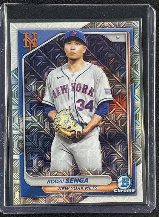 KODAI SENGA 2024 BOWMAN MEGA BOX #1 MOJO REFRACTOR METS