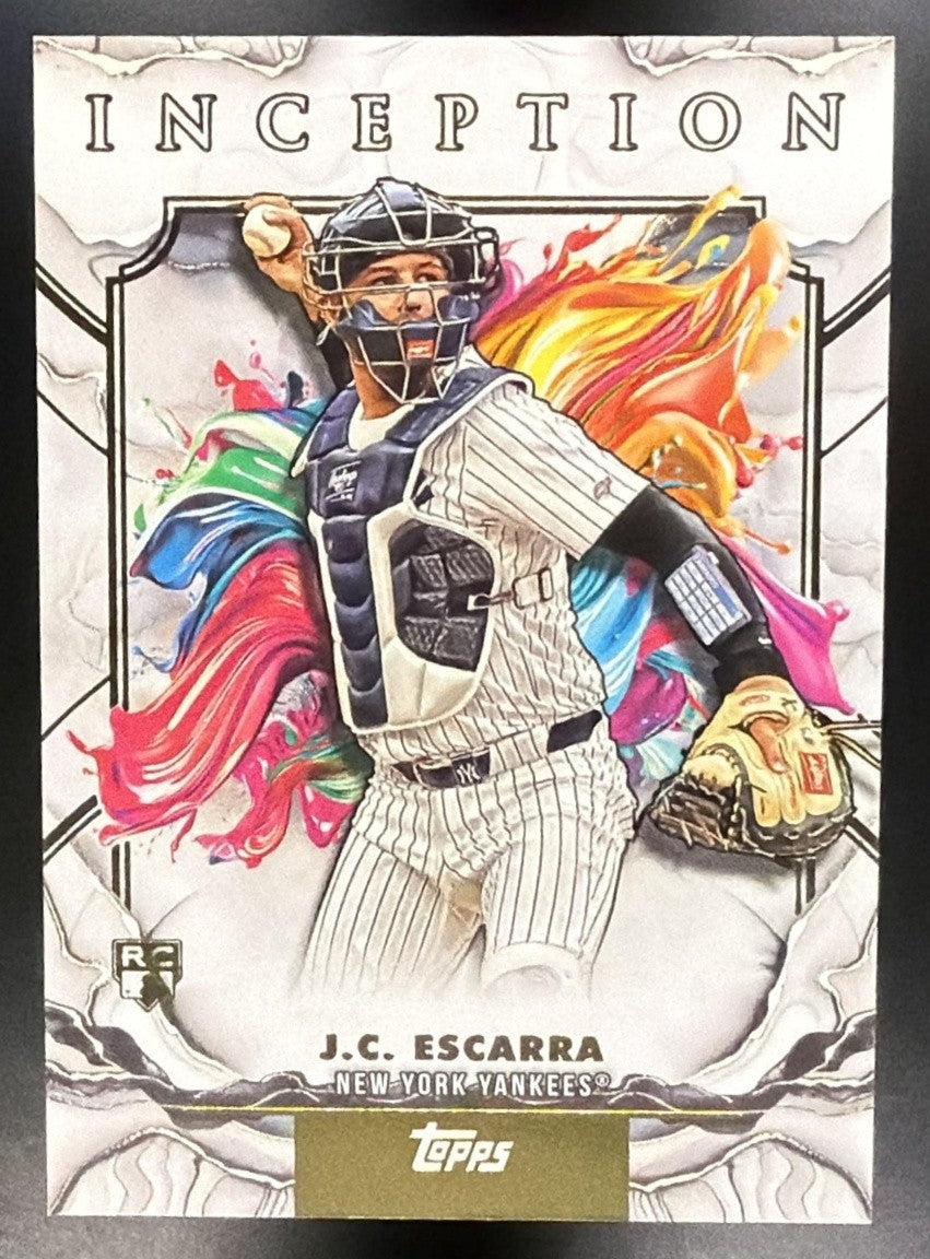 J.C. ESCARRA 2025 TOPPS INCEPTION #10 RC YANKEES