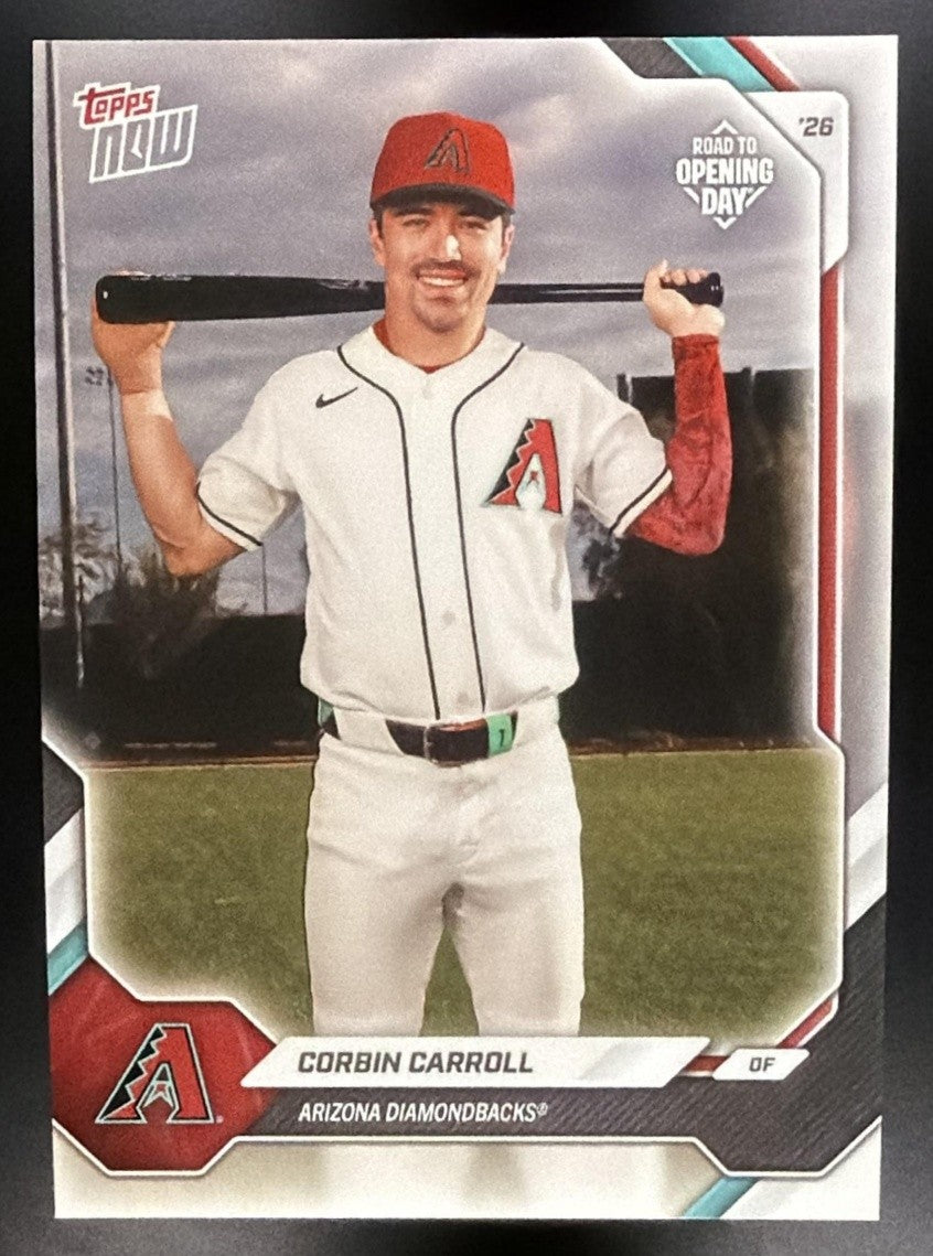 CORBIN CARROLL 2026 TOPPS NOW ROAD TO OPENING DAY #OD-251 DIAMONDBACKS