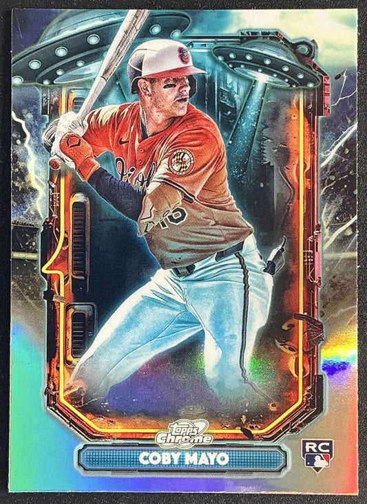 COBY MAYO 2025 TOPPS COSMIC CHROME #ET-27 EXTRATERRESTRIAL TALENT RC ORIOLES