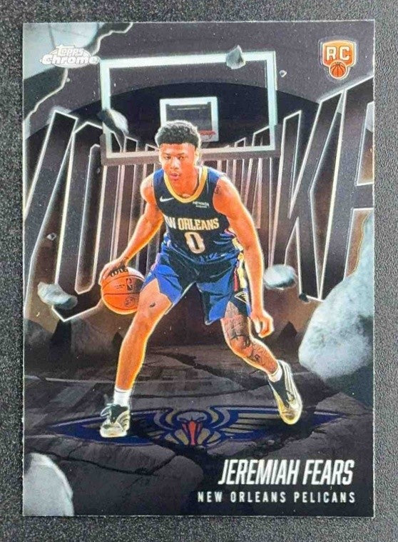 JEREMIAH FEARS 2025-26 TOPPS CHROME #YQ-7 YOUTHQUAKE RC PELICANS