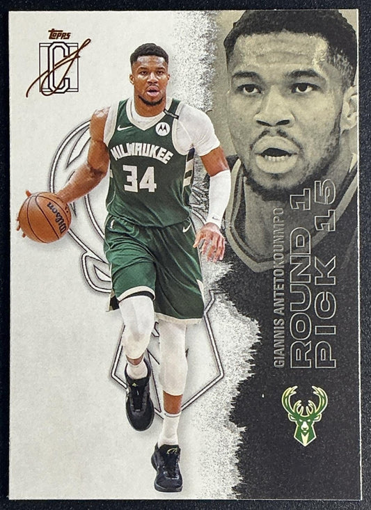 GIANNIS ANTETOKOUNMPO 2025-26 TOPPS SIGNATURE CLASS #56 VETERAN BUCKS